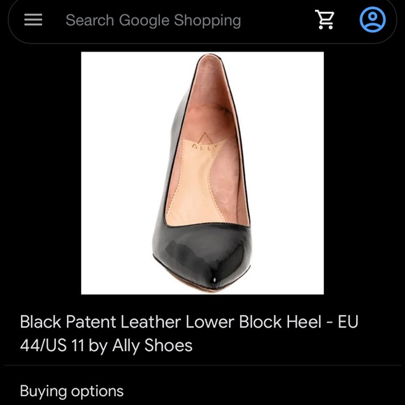 Designer Ally Heels. Made in Shanghai. Size 5 - Picture 9 of 9